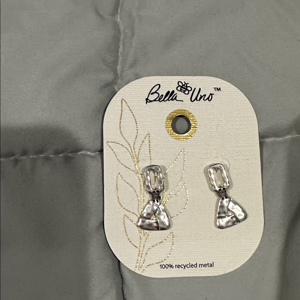 Bella Uno 💯 recycled metal Earrings